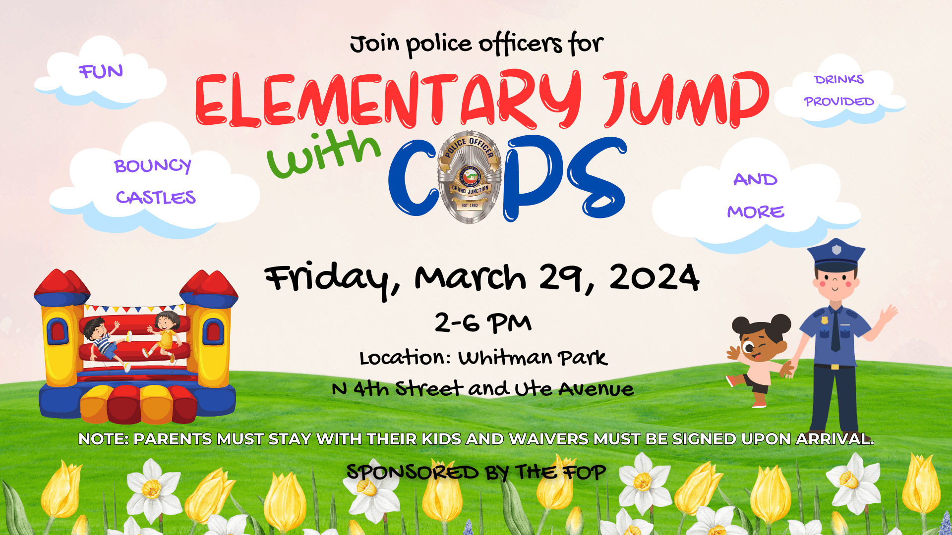 Jump with Cops flyer