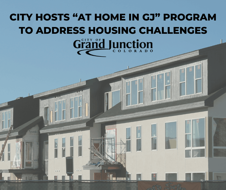 A row of apartments with text on the image