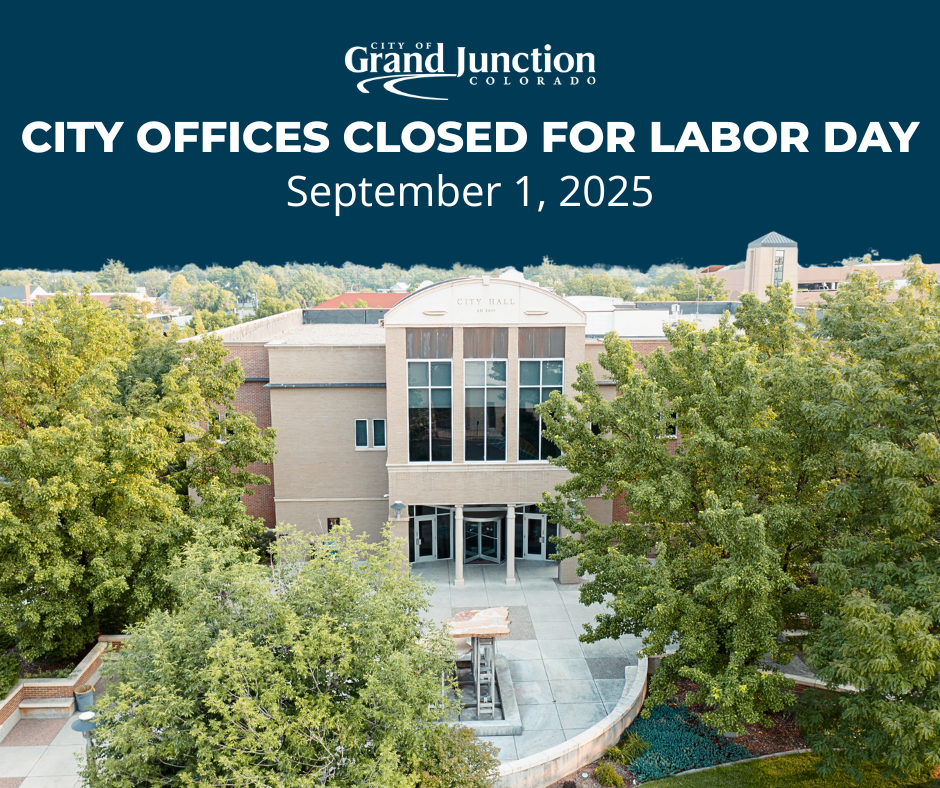 City Hall with text on graphic