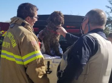 mid-morning house fire