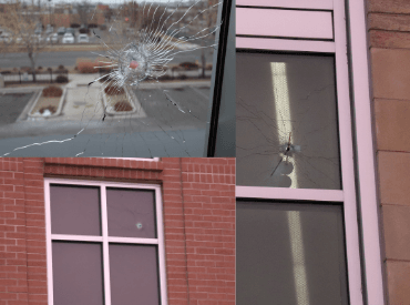 GJPD Building - Bullet Holes