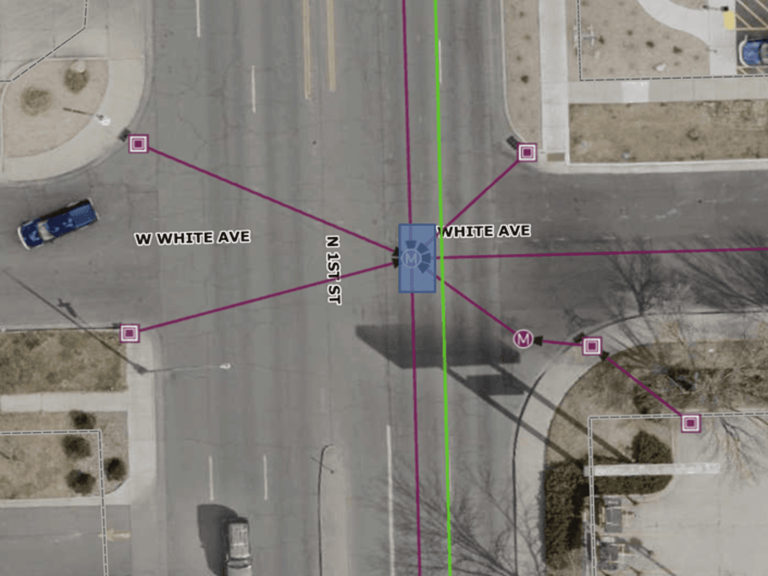 Map of Sinkhole on White Ave
