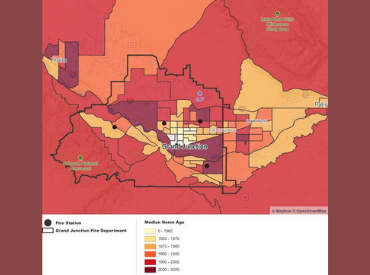 Map of home ages