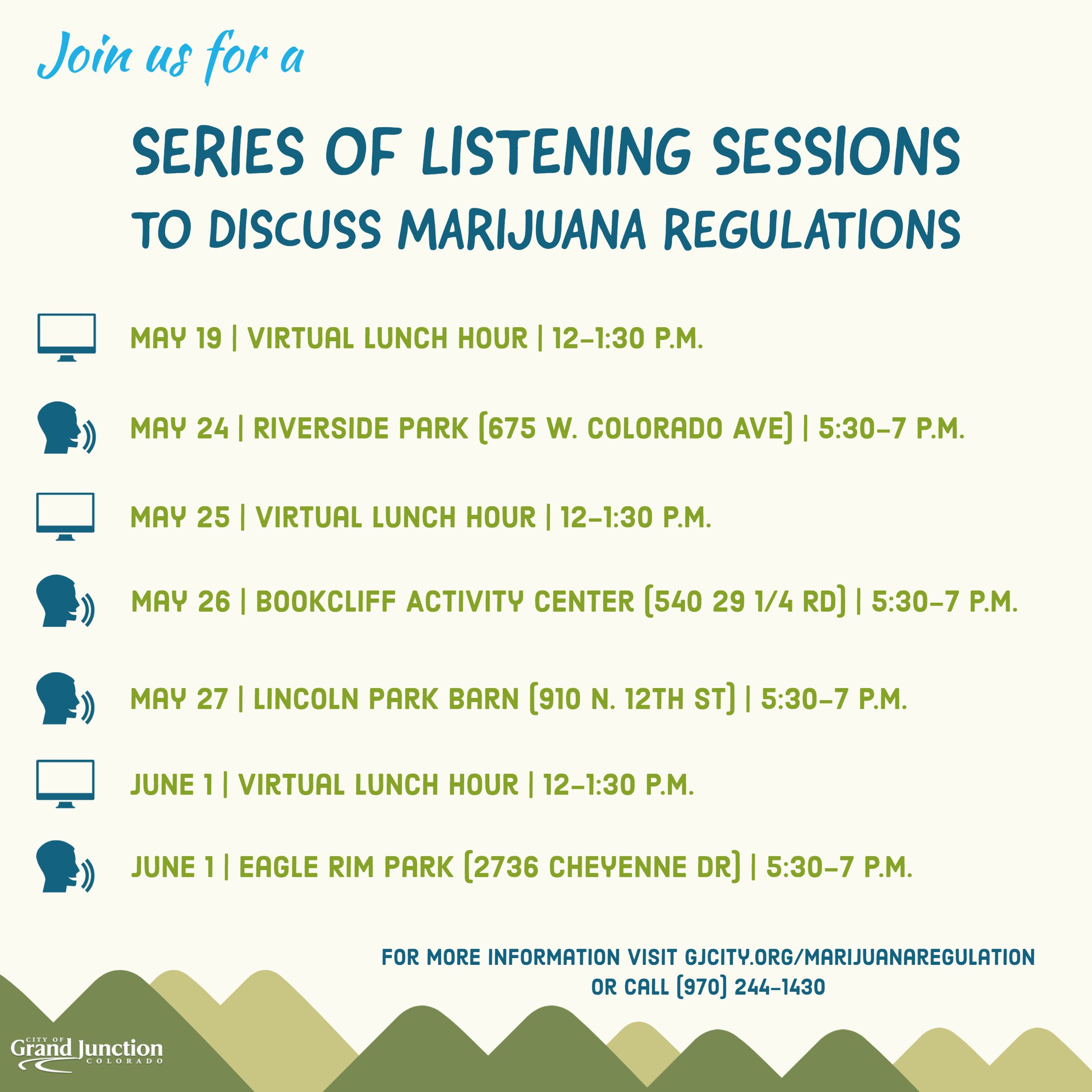 Marijuana Open House Dates