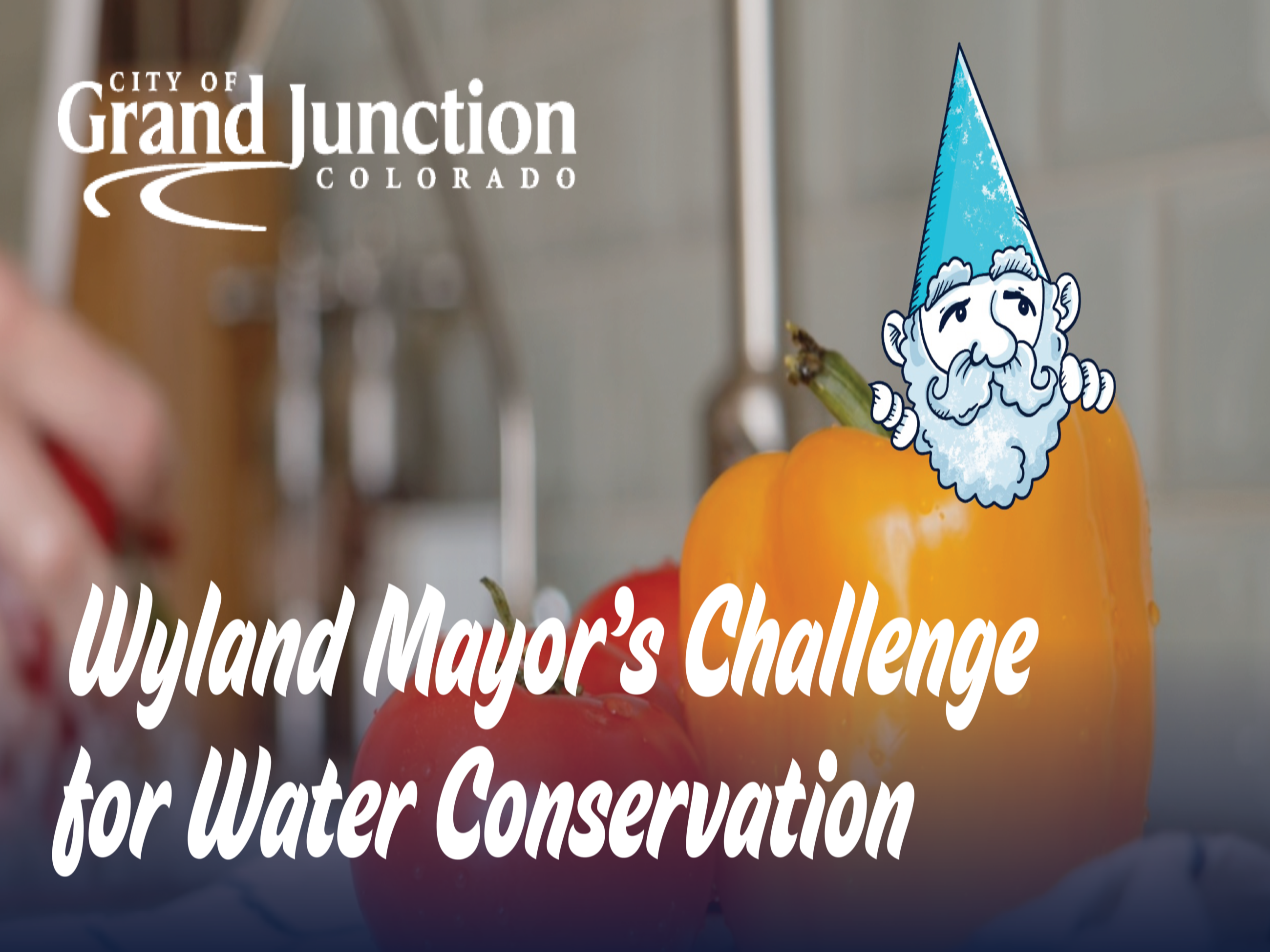 bell peppers and cartoon gnome