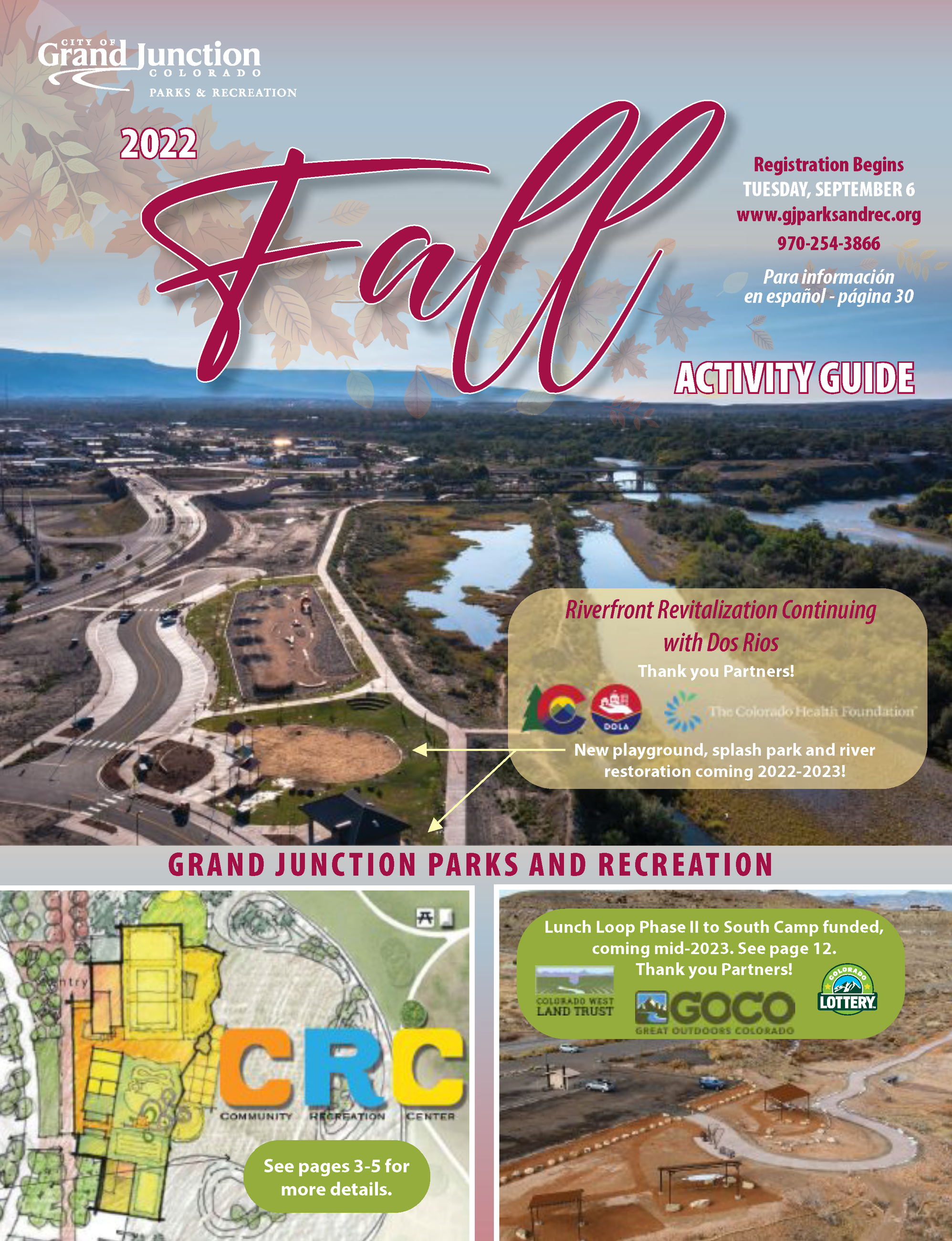 cover page of fall activity guide