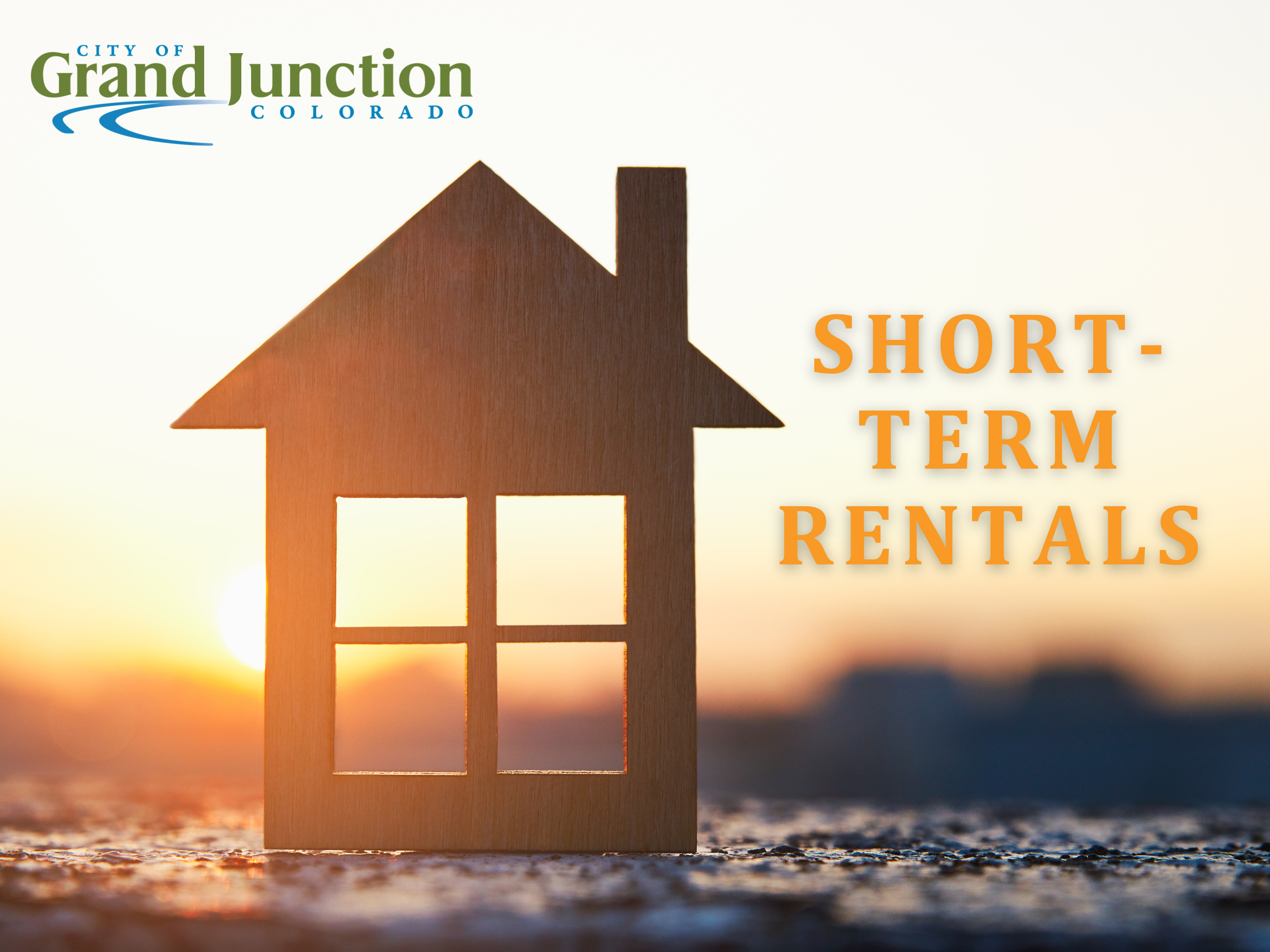 Outline of a house to depict Short Term Rentals