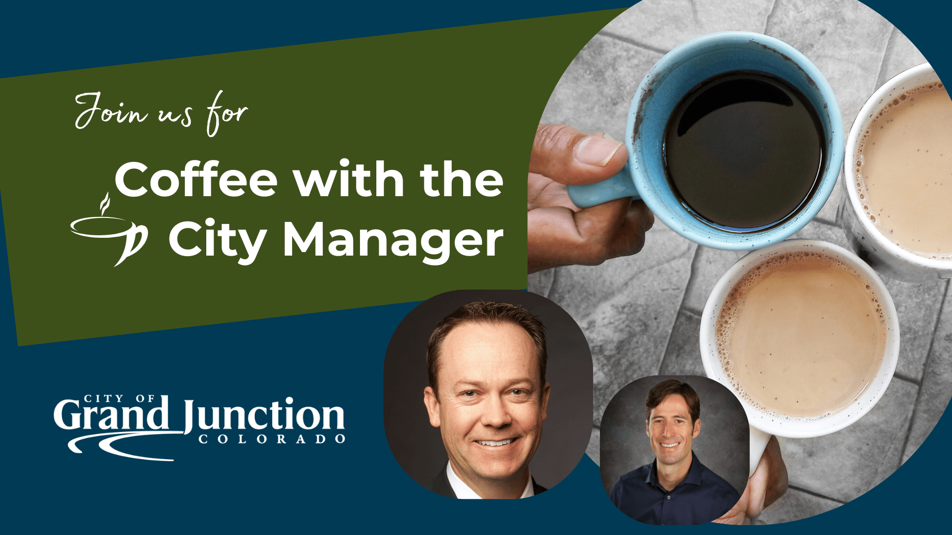 Hands holding coffee cups