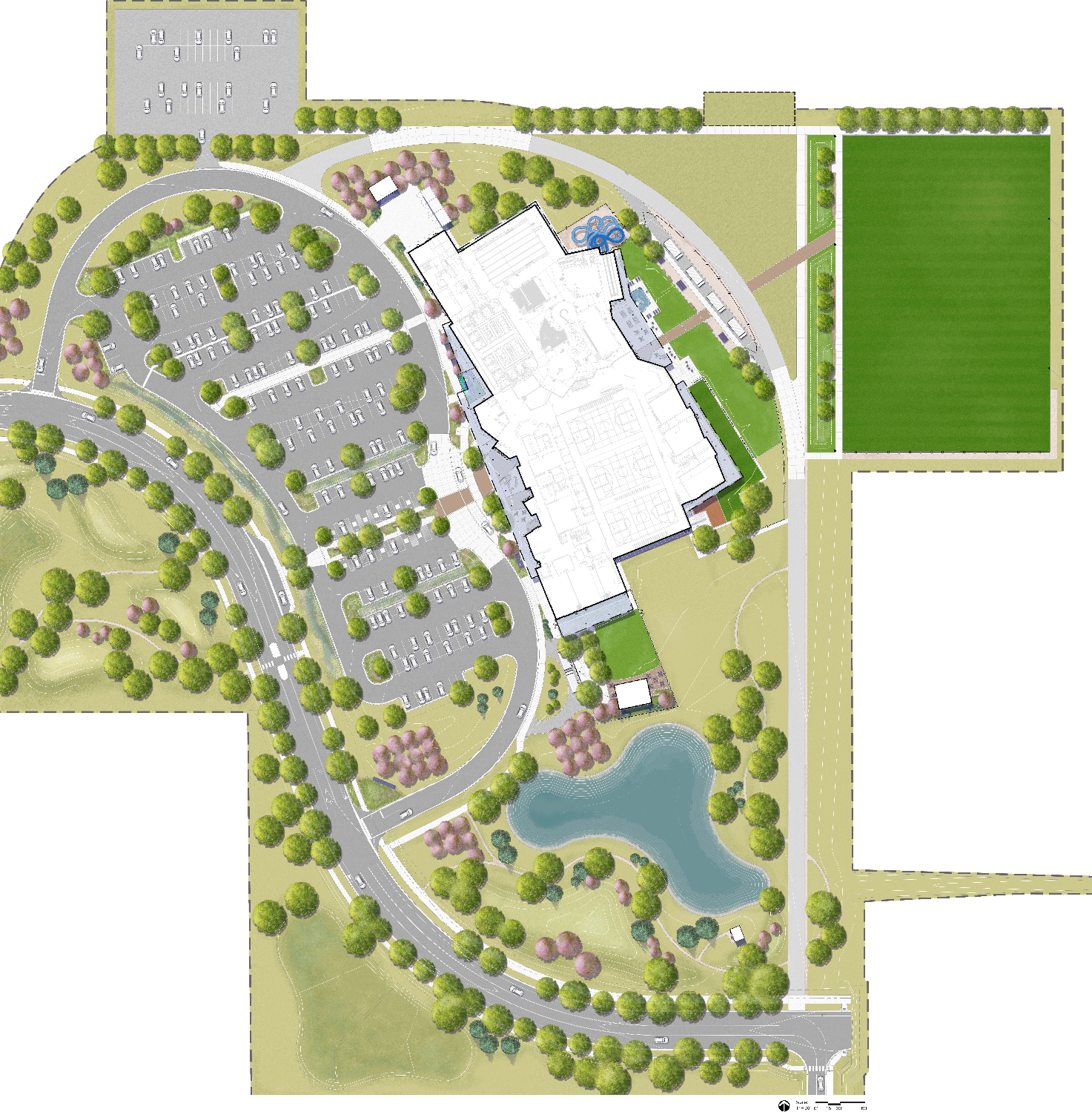Outdoor site plan
