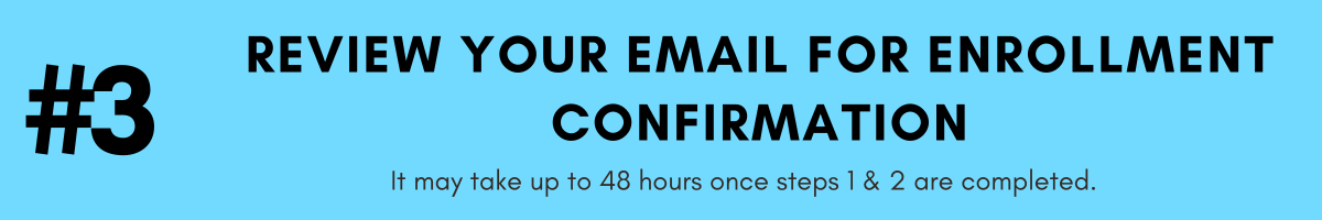 Summer Camp Enrollment Step Three